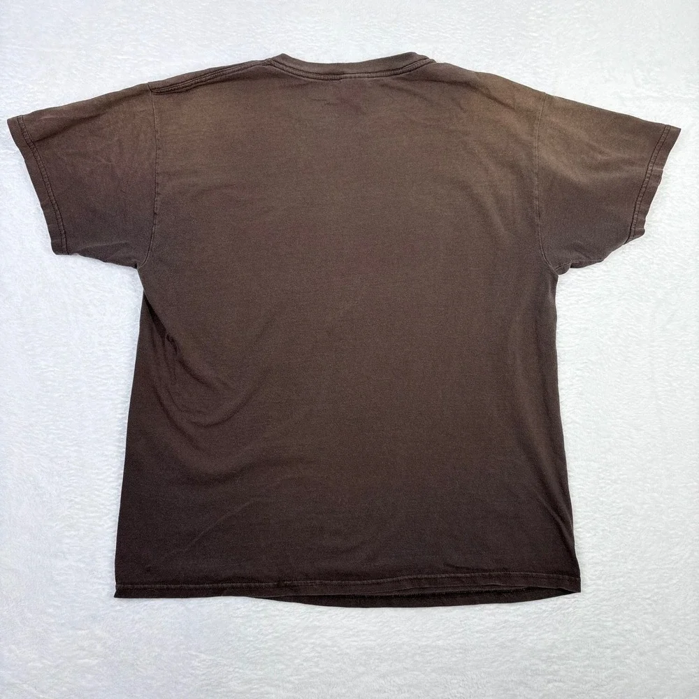 Sturgis Black Hills Rally 2012 Eagle T Shirt Large Heavy Cotton Brown Faded Worn